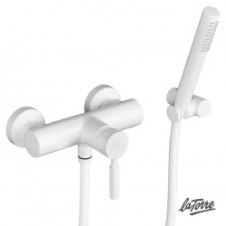 ΜΠΑΤ.ΝΤΟΥΖ+ΤΗΛ+ΣΤΗΡ.TECH LA TORRE WHITE MATT