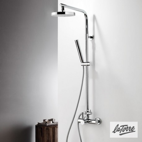 ΜΠΑΤ.ΝΤΟΥΖ+ΣΤΑΘΕΡΗ  ΚΟΛΩΝΑ+ΚΕΦΑΛΗ TECH LA TORRE CHROME