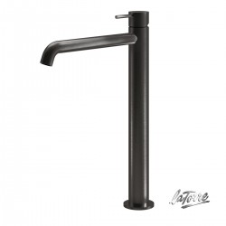 ΜΠΑΤ.ΝΙΠΤ.ΥΨΗΛΗ+ΒΑΛΒ.CLIC-CLAC ELLE316 PVD BLACK BRUSHED