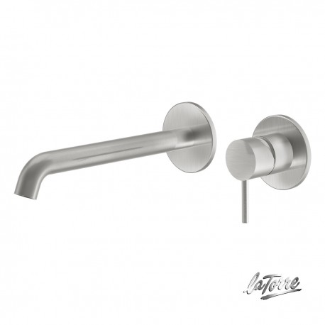 ΜΠΑΤ.ΝΙΠΤ.ΤΟΙΧΟΥ ELLE 316 LA TORRE BRUSHED INOX