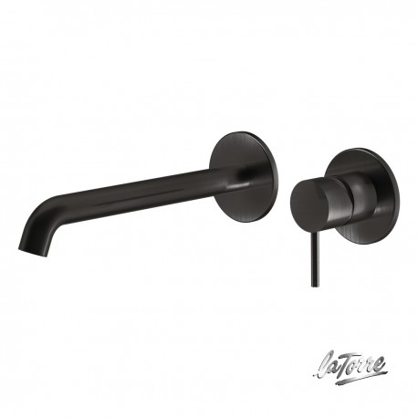 ΜΠΑΤ.ΝΙΠΤ.ΤΟΙΧΟΥ ELLE 316 LA TORRE INOX PVD BLACK BRUSHED