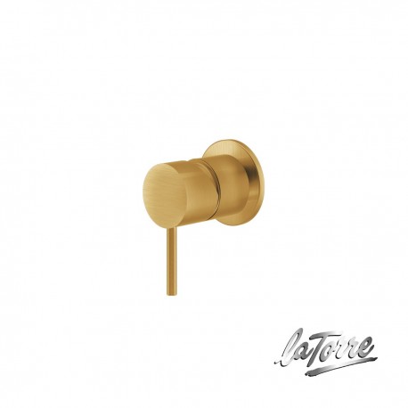 ΜΙΚΤΗΣ ΕΝΤΟΙΧ.1 ΕΞΟΔΟΥ ELLE 316 LA TORRE INOX PVD BRUSHED GOLD