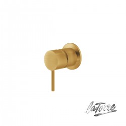 ΜΙΚΤΗΣ ΕΝΤΟΙΧ.1 ΕΞΟΔΟΥ ELLE 316 LA TORRE INOX PVD BRUSHED GOLD