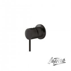 ΜΙΚΤΗΣ ΕΝΤΟΙΧ.1 ΕΞΟΔΟΥ ELLE 316 LA TORRE INOX PVD BLACK BRUSHED