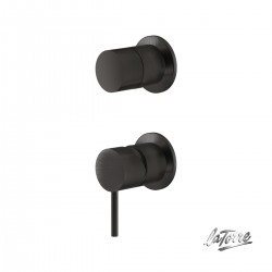 ΜΙΚΤ.ΕΝΤΟΙΧ.ΜΕ ΕΚΤΡ.ELLE 316 LA TORRE INOX PVD BLACK BRUSHED