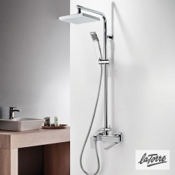 ΜΠΑΤ.ΝΤΟΥΖ+ΣΤΑΘΕΡΗ ΚΟΛΩΝΑ+ΚΕΦΑΛΗ PROFILI PLUS LA TORRE CHROME