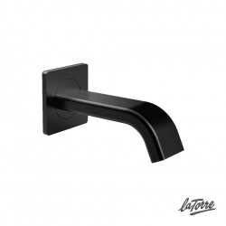 ΣΤΟΜΙΟ ΕΠΙΤΟΙΧΟ 14,2cm Φ31mm PROFILI-PLUS LA TORRE BLACK MATT