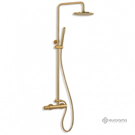 ΜΠΑΤ.ΝΤΟΥΖ+ΕΠΕΚΤ.ΚΟΛΩΝΑ+ΚΕΦΑΛΗ ELETTA CHESTER BRUSHED GOLD