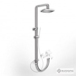 ΚΟΛΩΝΑ ΝΤΟΥΖ Y83-144 εκ. ΜΕ ΚΕΦΑΛΗ 20x20 CHROME