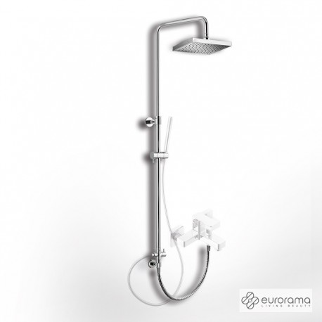 ΚΟΛΩΝΑ ΝΤΟΥΖ Y83-144 εκ. ΜΕ ΚΕΦΑΛΗ 20x20 CHROME