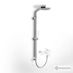 ΚΟΛΩΝΑ ΝΤΟΥΖ  Y117 εκ. ΜΕ ΚΕΦΑΛΗ Φ20 CHROME