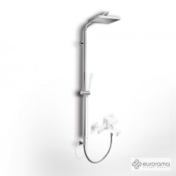 ΚΟΛΩΝΑ ΝΤΟΥΖ  Y117 εκ. ΜΕ ΚΕΦΑΛΗ 20x20 CHROME