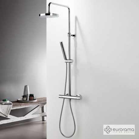 ΜΠΑΤ.ΝΤΟΥΖ+ΕΠΕΚΤ.ΚΟΛΩΝΑ+ΚΕΦΑΛΗ THERMO ROUND EURORAMA CHROME