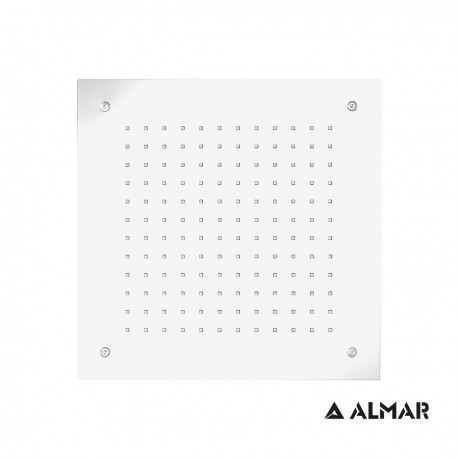 ΚΕΦΑΛΗ ΝΤΟΥΖ ΟΡΟΦΗΣ ENTOIX.TEMPTATION 38x38 INOX WHITE MATT