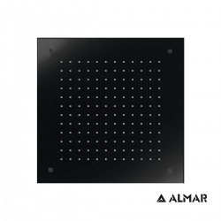 ΚΕΦΑΛΗ ΝΤΟΥΖ ΟΡΟΦΗΣ ENTOIX.TEMPTATION 38x38 INOX BLACK MATT