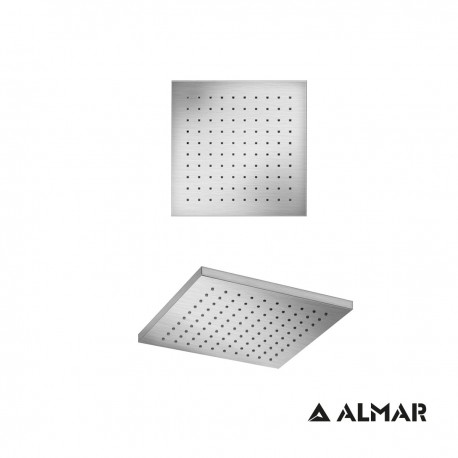 ΚΕΦΑΛΗ ΝΤΟΥΖ EMOTION ΤΕΤΡΑΓΩΝΗ 20x20 ALMAR INOX