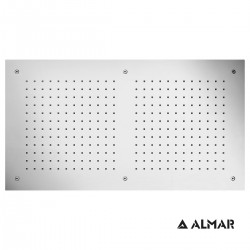 ΚΕΦΑΛΗ ΟΡΟΦ.TEMPTATION 70x38 ALMAR INOX CHROME