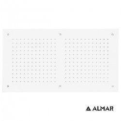 ΚΕΦΑΛΗ ΟΡΟΦ.TEMPTATION 70x38 ALMAR INOX WHITE MATT