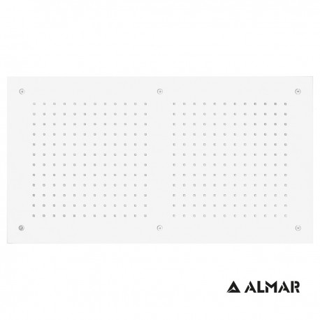 ΚΕΦΑΛΗ ΟΡΟΦ.TEMPTATION 70x38 ALMAR INOX WHITE MATT