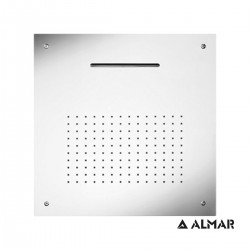 ΚΕΦ.ΟΡΟΦ.TEMPTATION 50x50 ALMAR INOX CHROME