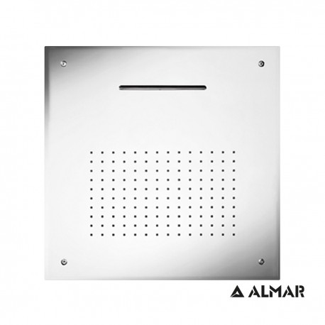 ΚΕΦ.ΟΡΟΦ.TEMPTATION 50x50 ALMAR AISI316 BRUSHED INOX