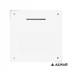 ΚΕΦ.ΟΡΟΦ.TEMPTATION 50x50 ALMAR INOX WHITE MATT