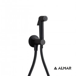 ΔΙΑΚΟΠΤΗΣ 1 ΕΞΟΔΟΥ (FLUSH I) ΓΙΑ ΚΡΕΜ.ΛΕΚ & ΛΕΚ.ΥΠ BLACK MATT