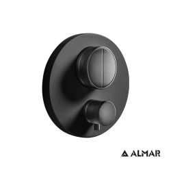 ΕΞΩΤ.ΤΜΗΜΑ ΘΕΡΜΟΣΤ.ΜΙΚΤΗ 2 ΕΞΟΔ."PUSH" ALMAR BLACK MATT