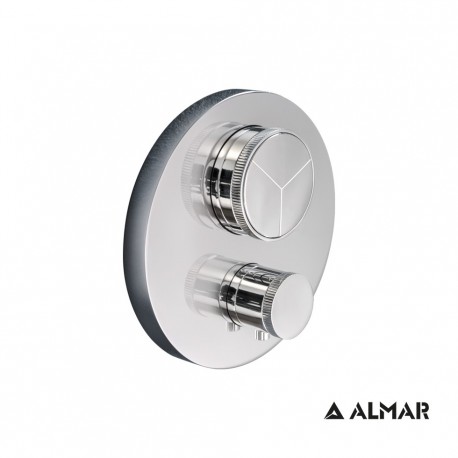 ΕΞΩΤ.ΤΜΗΜΑ ΘΕΡΜΟΣΤ.ΜΙΚΤΗ 3 ΕΞΟΔ."PUSH" ALMAR CHROME