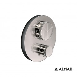 ΕΞΩΤ.ΤΜΗΜΑ ΘΕΡΜΟΣΤ.ΜΙΚΤΗ 3 ΕΞΟΔ."PUSH" ALMAR INOX