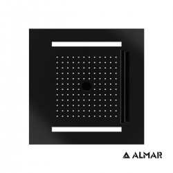 ΚΕΦ.ΟΡΟΦ.TEMOTION ΧΡΩΜΑΤ/ΠΕΙΑ 50x50 (E044259) ALMAR INOX BLACK MATT