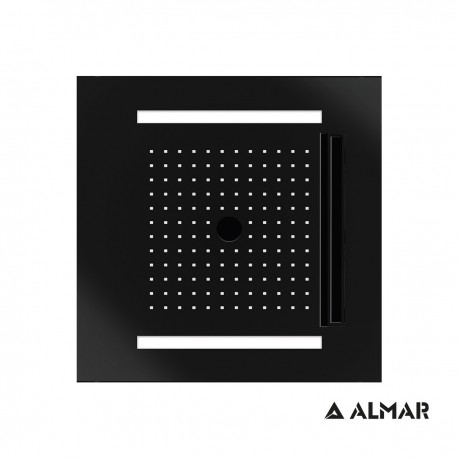 ΚΕΦ.ΟΡΟΦ.TEMOTION ΧΡΩΜΑΤ/ΠΕΙΑ 50x50 (E044259) ALMAR INOX BLACK MATT