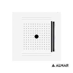 ΚΕΦ.ΟΡΟΦ.TEMOTION ΧΡΩΜΑΤ/ΠΕΙΑ 50x50 (E044259) ALMAR INOX WHITE MATT