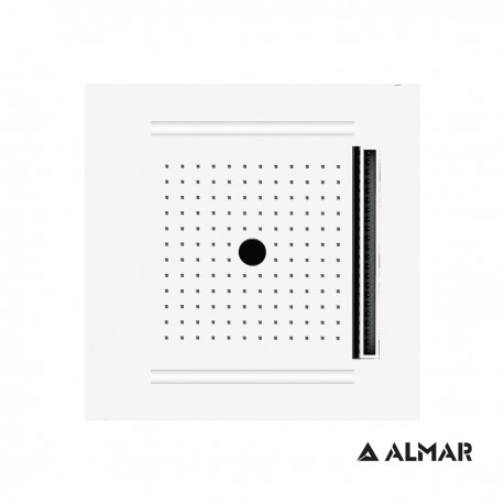 ΚΕΦ.ΟΡΟΦ.TEMOTION ΧΡΩΜΑΤ/ΠΕΙΑ 50x50 (E044259) ALMAR INOX WHITE MATT