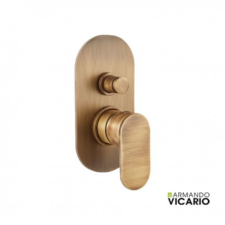 ΜΙΚΤ.ΕΝΤΟΙΧ.ΜΕ ΕΚΤΡΟΠΕΑ SLIM VICARIO ANTIQUE BRASS