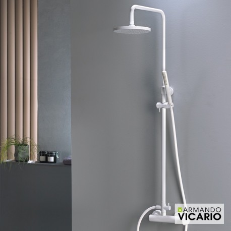 ΜΠΑΤ.ΝΤΟΥΖ+ΕΠΕΚΤ.ΚΟΛΩΝΑ+ΚΕΦΑΛΗ SLIM VICARIO WHITE MATT