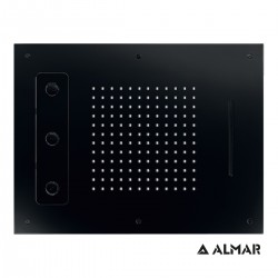 ΚΕΦΑΛΗ ΟΡΟΦ.TEMPTATION 63x48 ALMAR INOX BLACK MATT