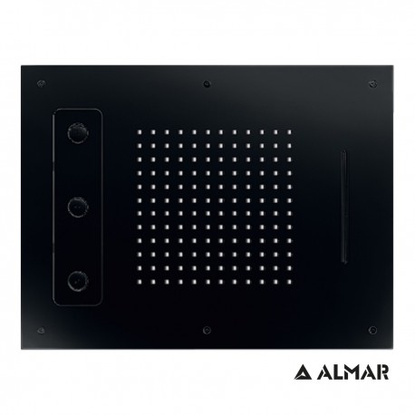 ΚΕΦΑΛΗ ΟΡΟΦ.TEMPTATION 63x48 ALMAR INOX BLACK MATT