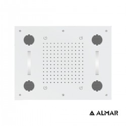 ΚΕΦ.ΟΡΟΦ.TEMPTATION 63x48 ΗΧΟΣ-ΧΡΩΜΑΤ.ALMAR INOX CHROME