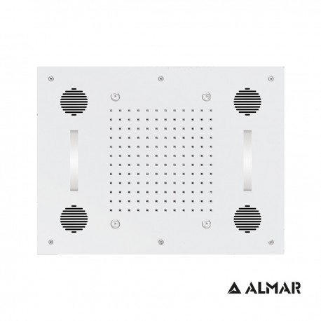 ΚΕΦΑΛΗ ΟΡΟΦ.TEMPTATION 63x48 ΗΧΟΣ-ΧΡΩΜΑΤ.ALMAR INOX WHITE MATT