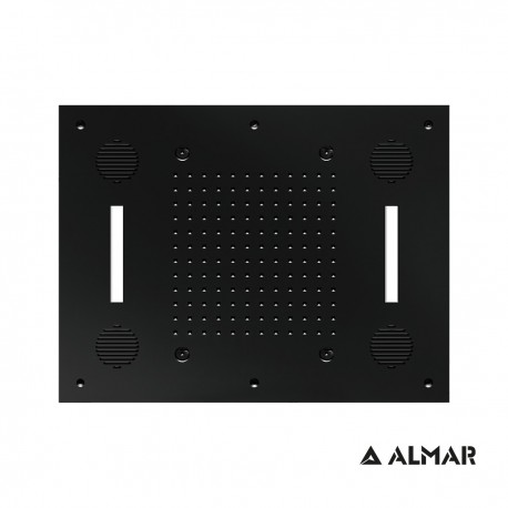 ΚΕΦΑΛΗ ΟΡΟΦ.TEMPTATION 63x48 ΗΧΟΣ-ΧΡΩΜΑΤ.ALMAR INOX BLACK MATT