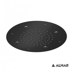 ΚΕΦΑΛΗ ΟΡΟΦ.TEMPTATION Φ38 ALMAR INOX PVD BLACK BRUSHED