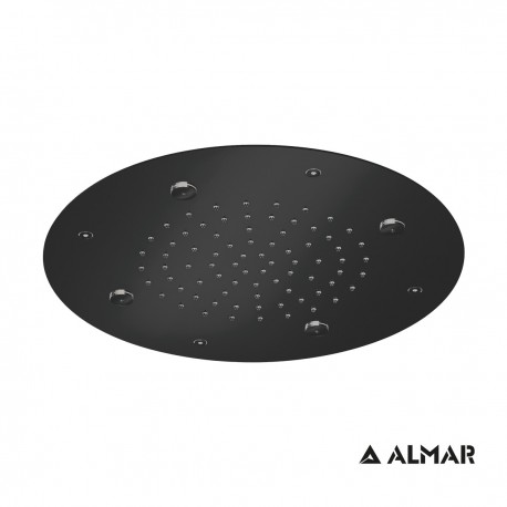 ΚΕΦΑΛΗ ΟΡΟΦ.TEMPTATION Φ38 ALMAR INOX PVD BLACK BRUSHED