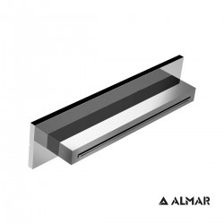 ΚΕΦΑΛΗ ΝΤΟΥΖ ΚΑΤΑΡΡΑΚΤΗΣ XL 34,6x8 ALMAR INOX CHROME