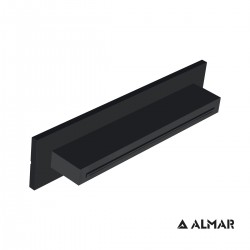 ΚΕΦΑΛΗ ΝΤΟΥΖ ΚΑΤΑΡΡΑΚΤΗΣ XL 34,6x8 ALMAR INOX BLACK MATT