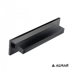 ΚΕΦΑΛΗ ΝΤΟΥΖ ΚΑΤΑΡΡΑΚΤΗΣ XL 34,6x8 ALMAR INOX PVD BLACK BRUSHED
