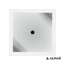 ΚΕΦΑΛΗ ΟΡΟΦ.ICICLE-Χ.ΠΛΑΙΣΙΟ-ΧΡΩΜΑΤ/ΠΕΙΑ 47x47 ALMAR INOX CHROME