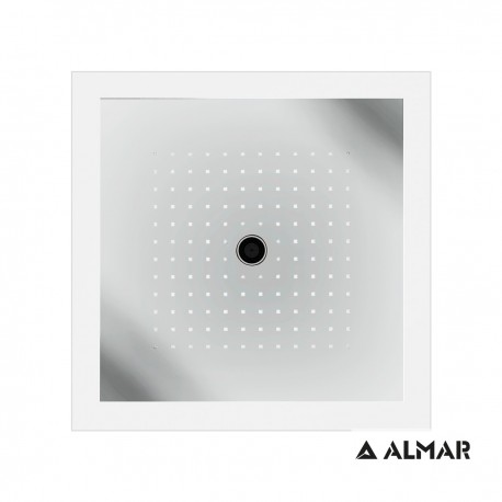 ΚΕΦΑΛΗ ΟΡΟΦ.ICICLE-Χ.ΠΛΑΙΣΙΟ-ΧΡΩΜΑΤ/ΠΕΙΑ 47x47 ALMAR INOX CHROME