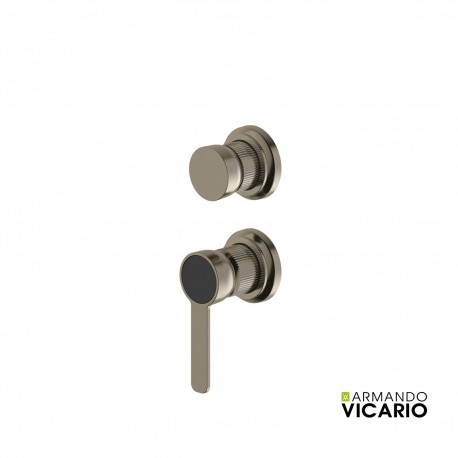 ΜΙΚΤ.ΕΝΤΟΙΧ.ΜΕ ΕΚΤΡ.3 ΕΞΟΔ.LUMIERE VICARIO BLACK BRUSHED