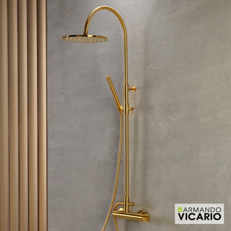 ΜΠΑΤ.ΝΤΟΥΖ+ΕΠΕΚΤ.ΚΟΛΩΝΑ+ΚΕΦΑΛΗ INDUSTRIAL VICARIO BRUSHED GOLD